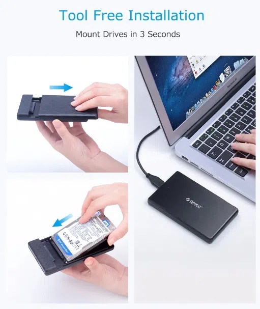 ORICO 2.5 Inch USB 3.0 HDD Case — şəkil 11