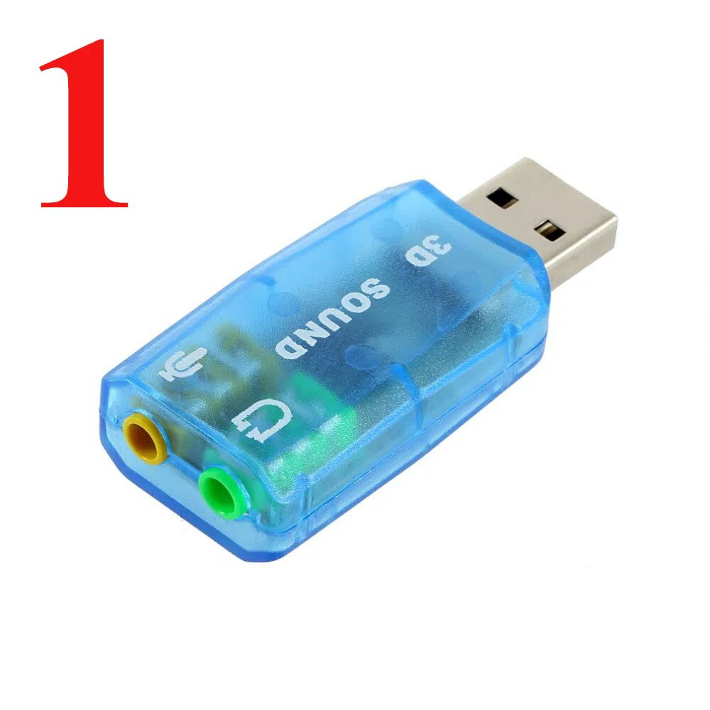 Audio Aksesuarları - AUX, USB Səs Kartları, Adapterlər — şəkil 2