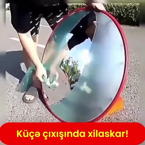 Wide-angle street blind spot mirror - Tenderyard