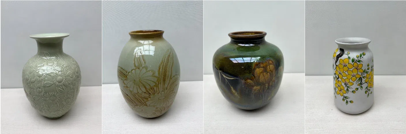 Keramika güldan, Qarışıq rəng