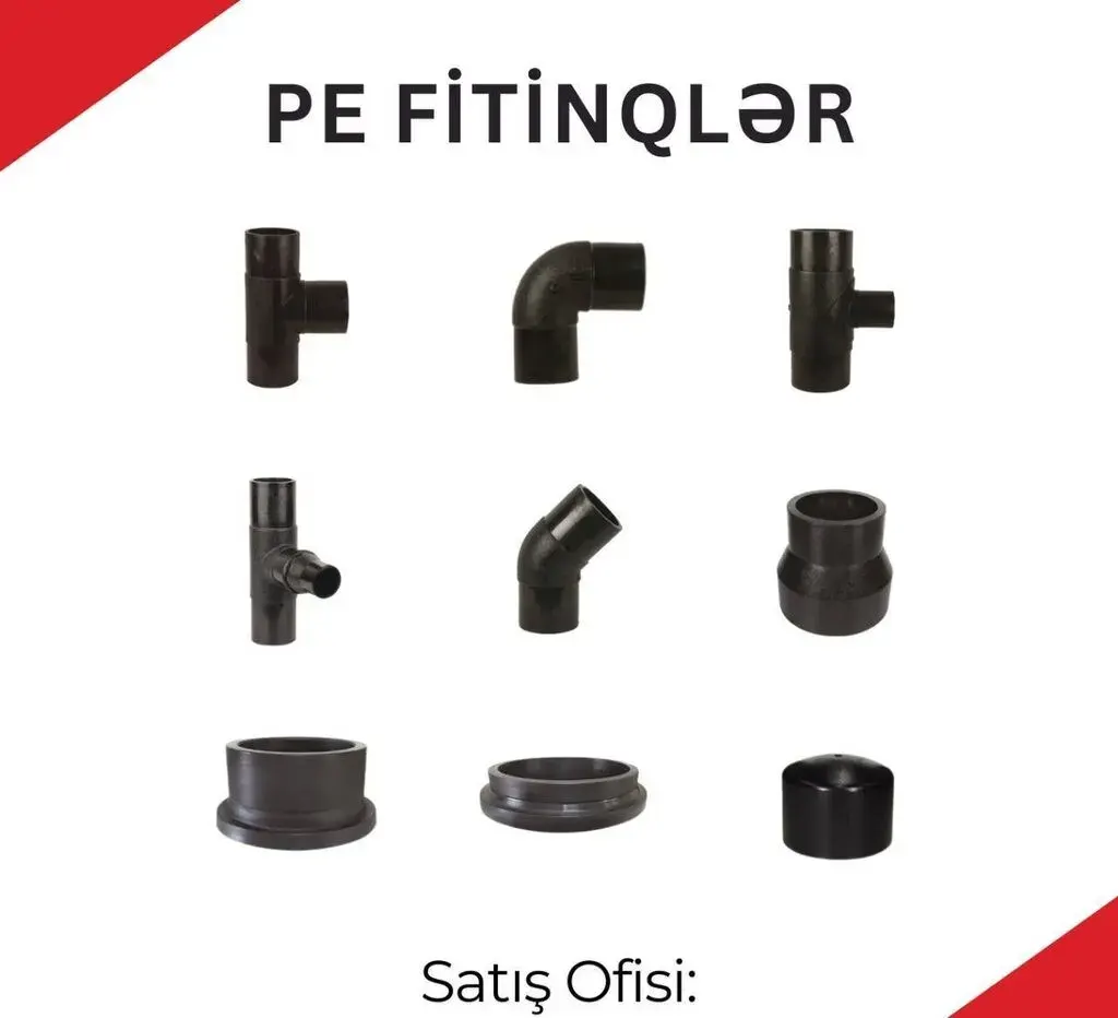 Su borusu, Qofrasız, Plastik, 2000 mm