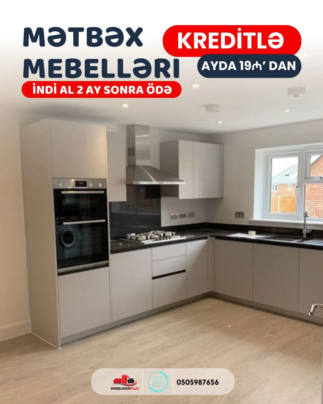Mətbəx mebel dəsti Qarışıq rəng