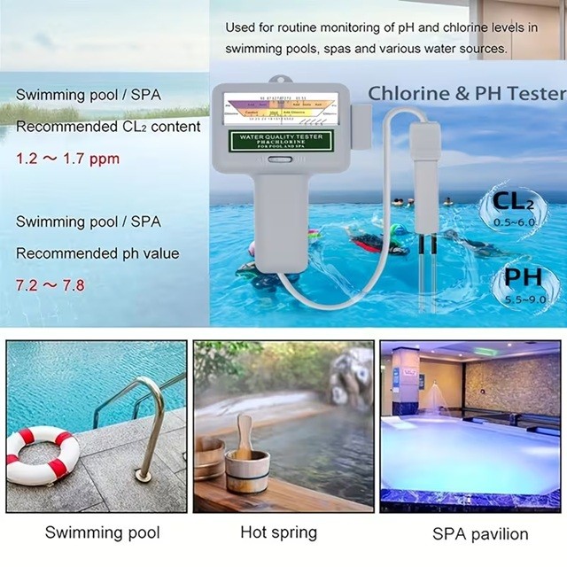 PH və xlor su test cihazı