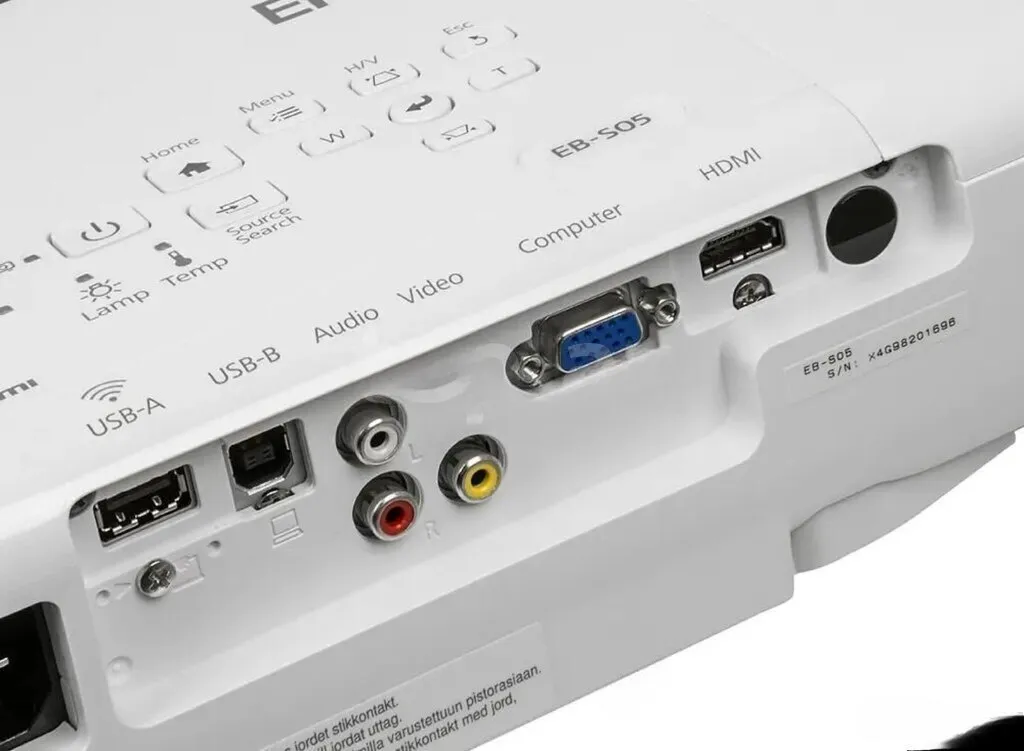 Proyektor Epson EB-S05 - 2-ci əl, ideal vəziyyətdə — şəkil 2