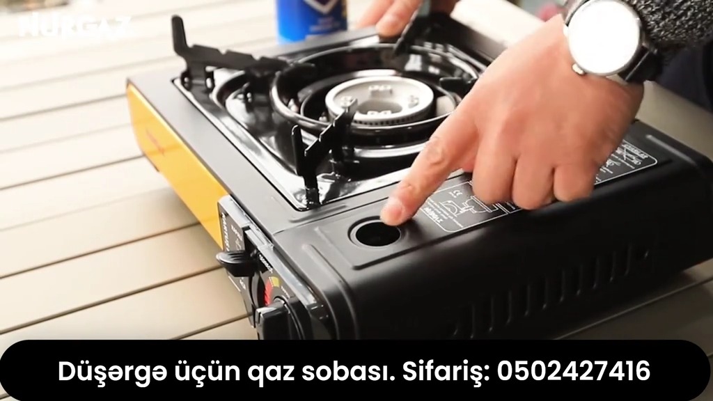 Düşərgə üçün portativ qaz sobası - Tenderyard