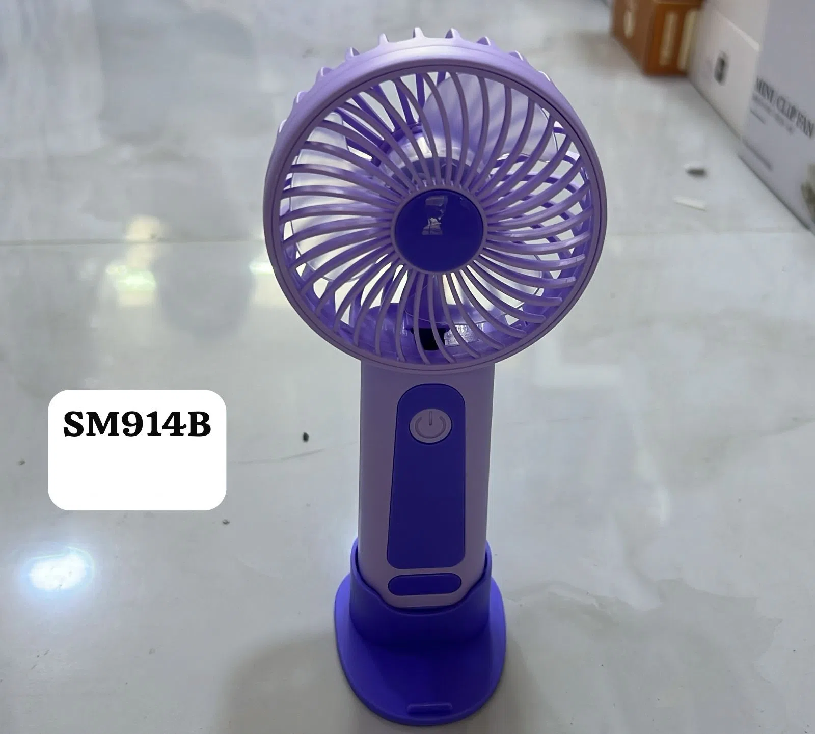 Mini əl ventilyatoru, USB şarjlı və akkumulyatorlu — şəkil 7