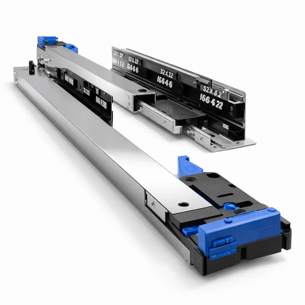 HIGOLD Concealed runner PUSH TO OPEN for 18mm laminate - Tenderyard