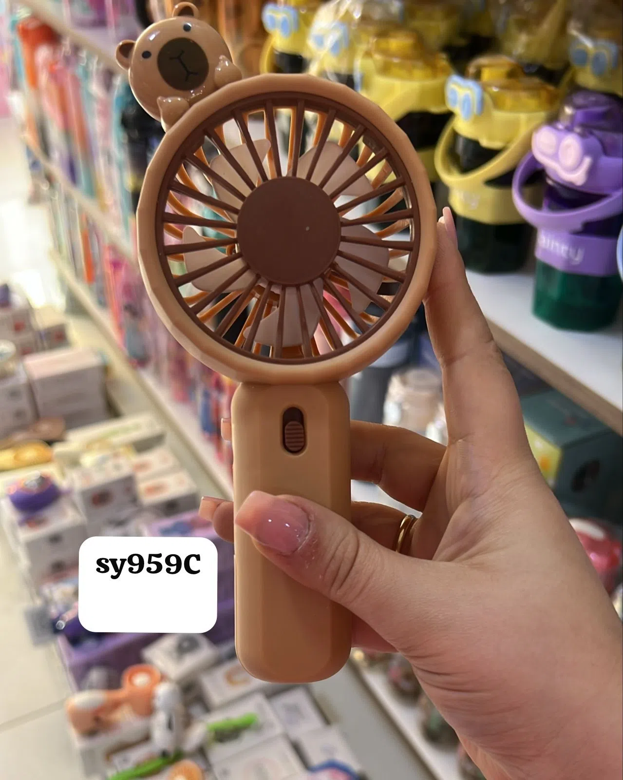 Mini əl ventilyatoru, USB şarjlı və akkumulyatorlu — şəkil 24