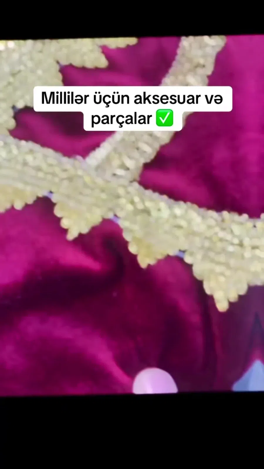 Milli geyim üçün parça və dekor materialları — şəkil 11