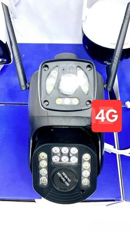 4G SIM kartlı PTZ 8MP 4K çöl kamerası