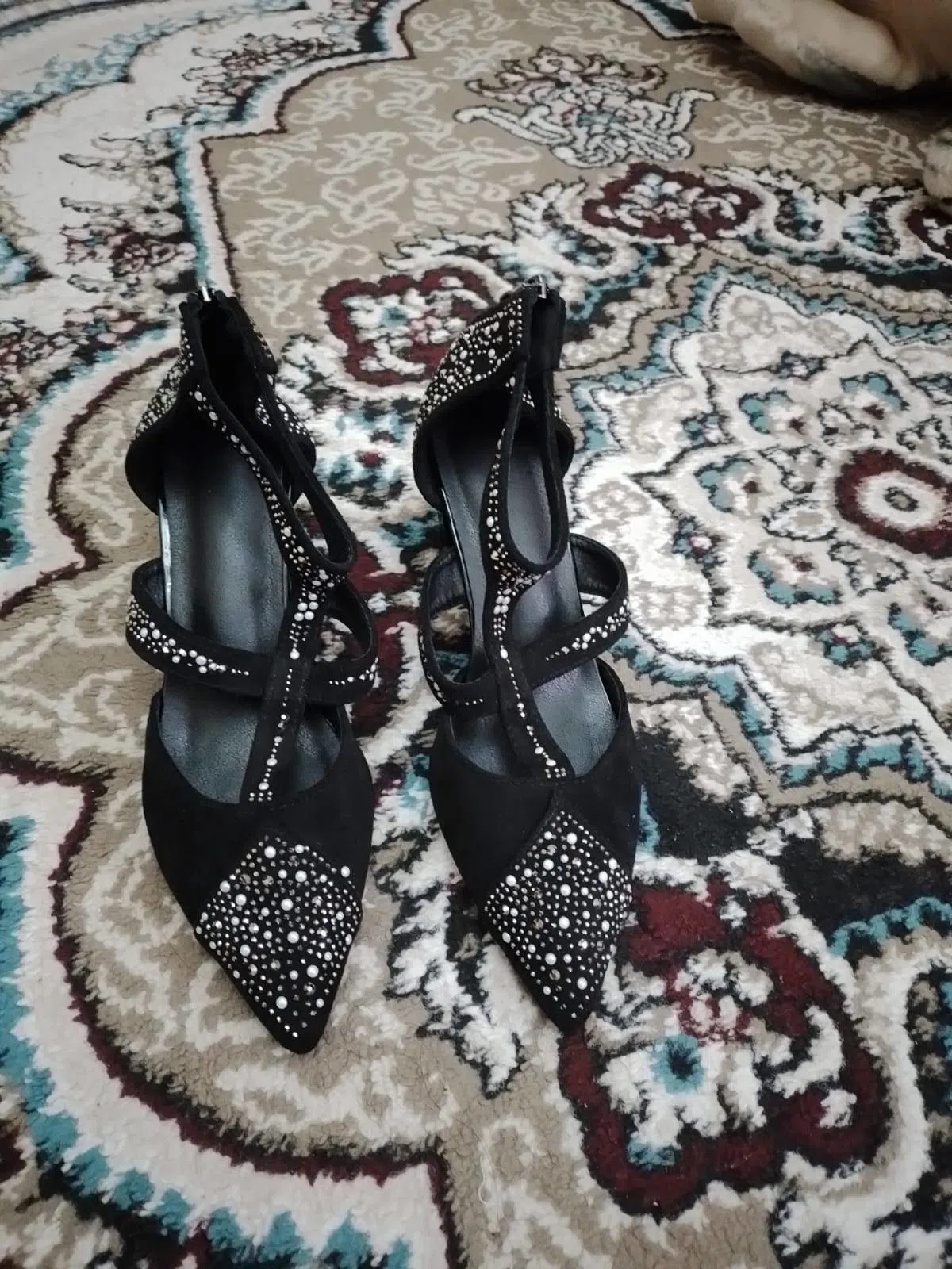 Hündürdaban ayaqqabı Qara rəng, 39 ölçü