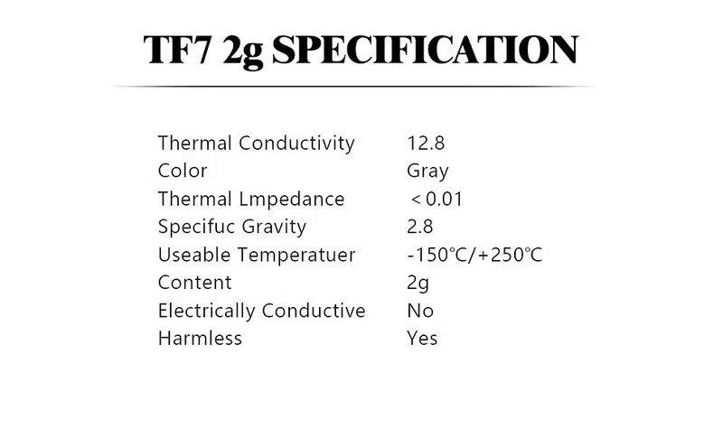 Thermalright TF7 2gr 12.8W/m.k Thermal Paste — şəkil 4