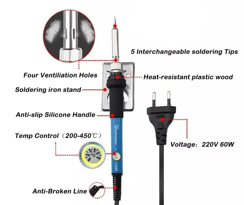 Electric soldering iron | Электрический паяльник — şəkil 2
