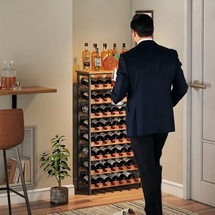 Wine bottle stands - Tenderyard