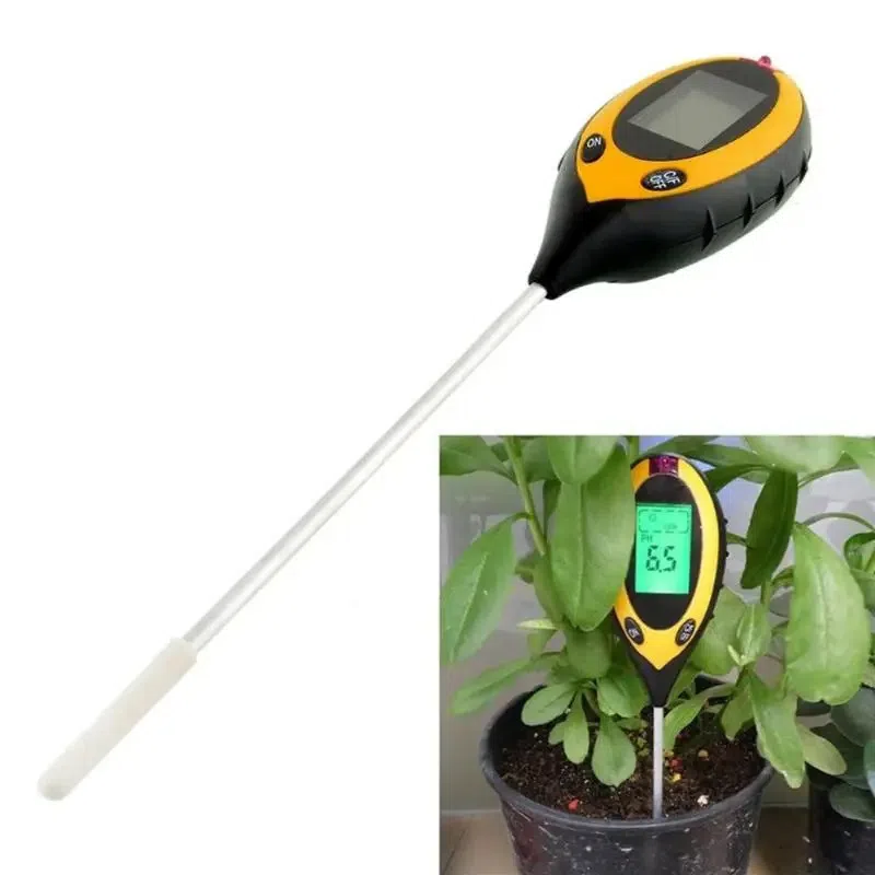 4 In 1 LCD Display Sunlight Temperature Humidity PH — şəkil 8