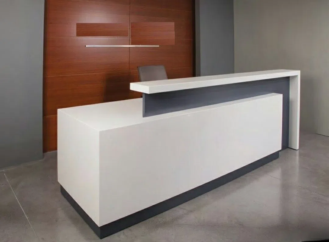 White Reception desk - Tenderyard