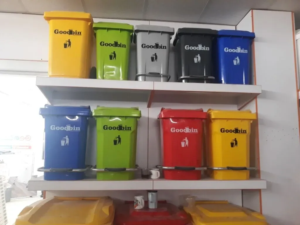 Zibil vedrəsi Düzbucaq, ABS plastik material - Tenderyard