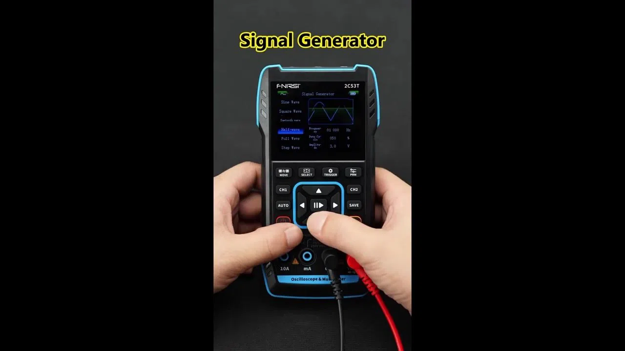 FNIRSI-2C53T Osiloskop, Multimetr və Siqnal Generator — şəkil 24