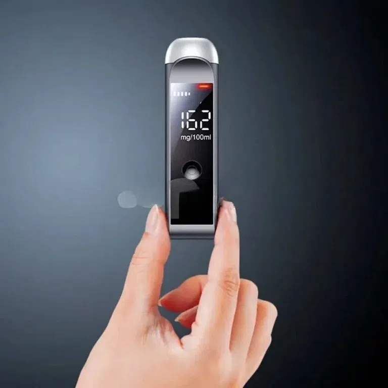 MR Black 1000 Alkoqol Breathalyzer Test Cihazı — şəkil 3
