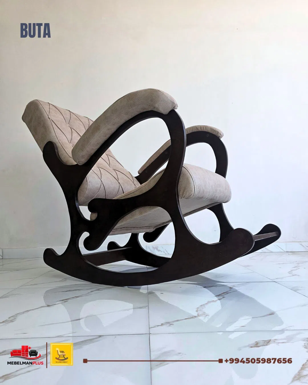 Kreslo, Bej rəng — şəkil 8