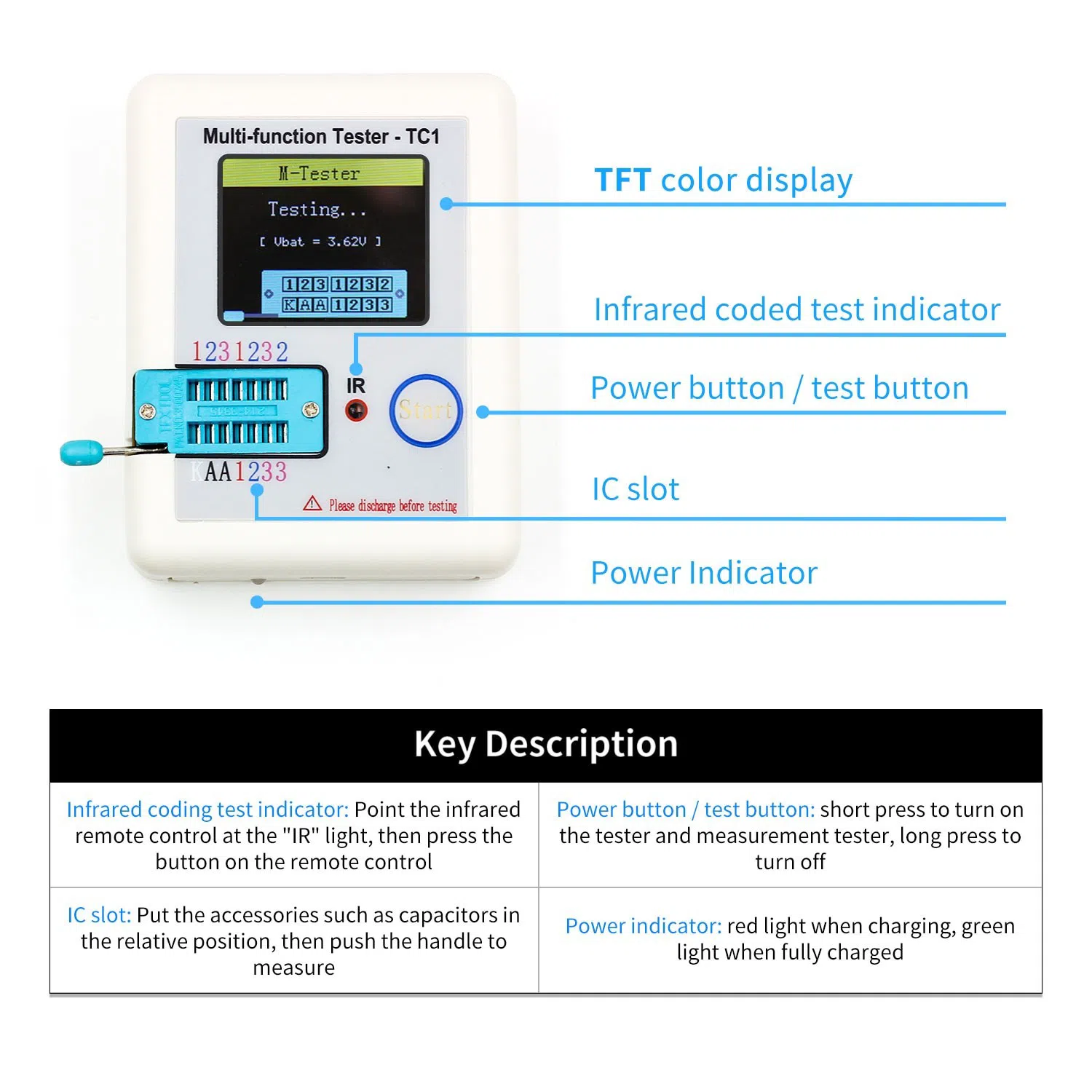 LCR-T4 ESR Meter — şəkil 5