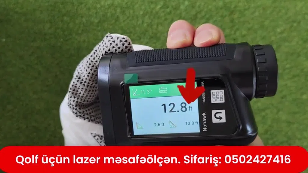 Qolf üçün lazer məsafəölçən (rangefinder) — şəkil 13