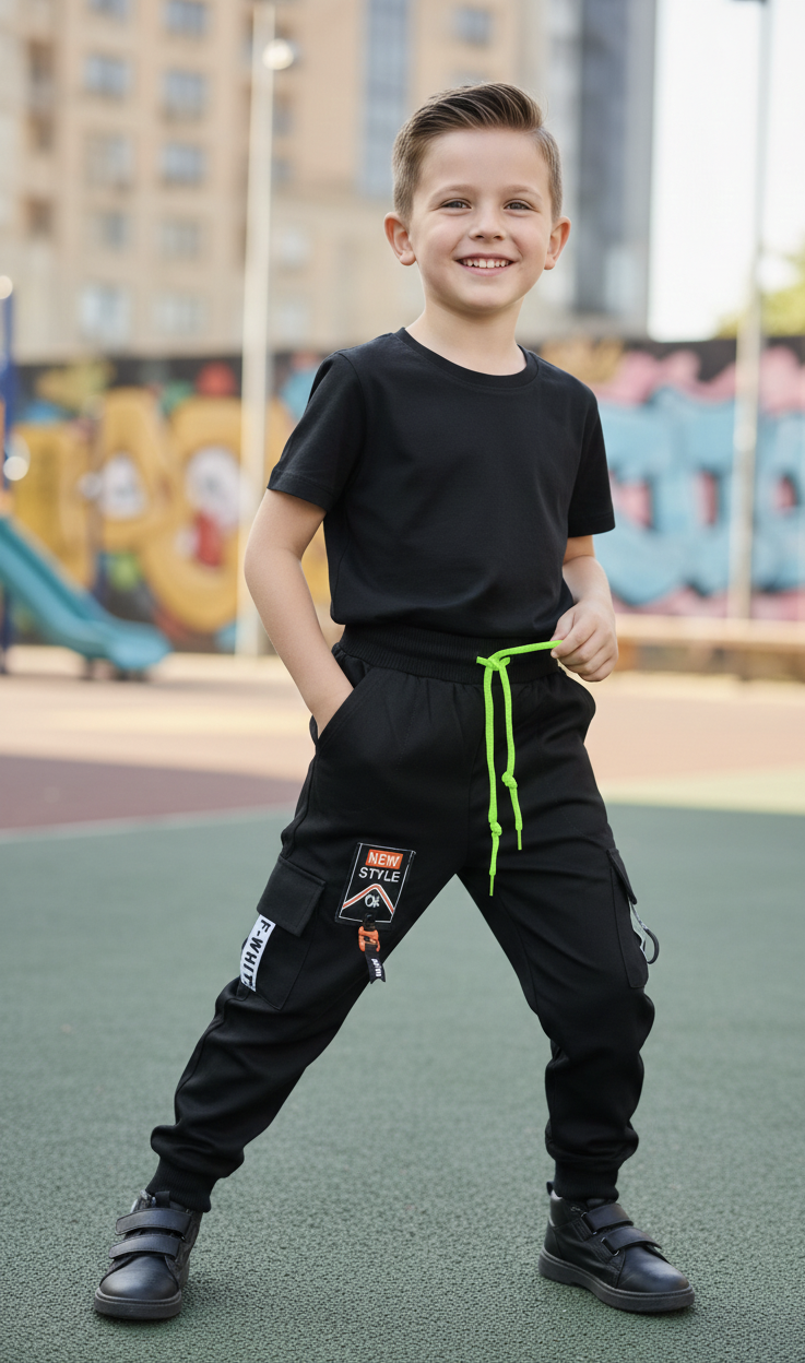 Kişi şalvarı, Qara rəng, 24 ölçü — şəkil 1