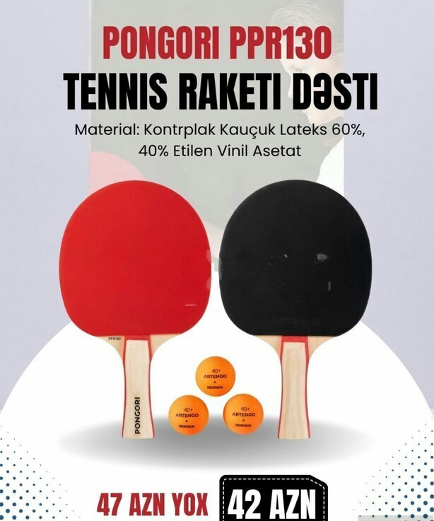 Tennis və Stolüstü Tennis Aksesuarları — şəkil 4
