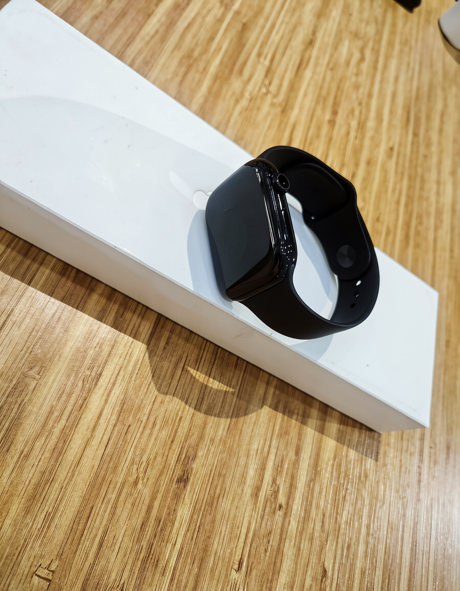 Qara rəng smart saat — şəkil 3