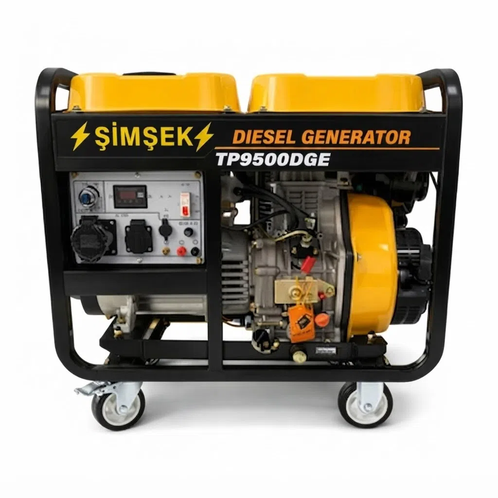 Şimşek TE-TP9500DGE Dizel Generator, 7.5 kVt — şəkil 1