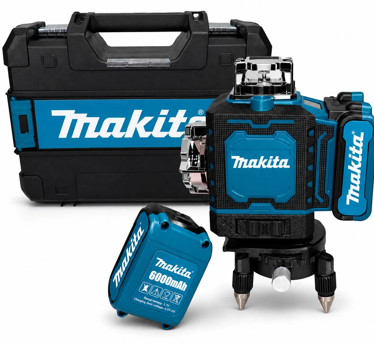 Makita 4D Yaşıl Lazer Nivelir 16 Şüalı 35m — şəkil 1