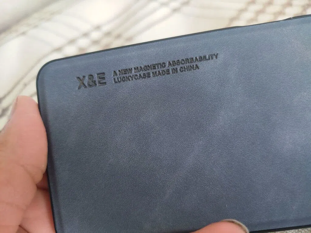 X&E Xiaomi Redmi Note 13 üçün mat dəri effektli kab — şəkil 3