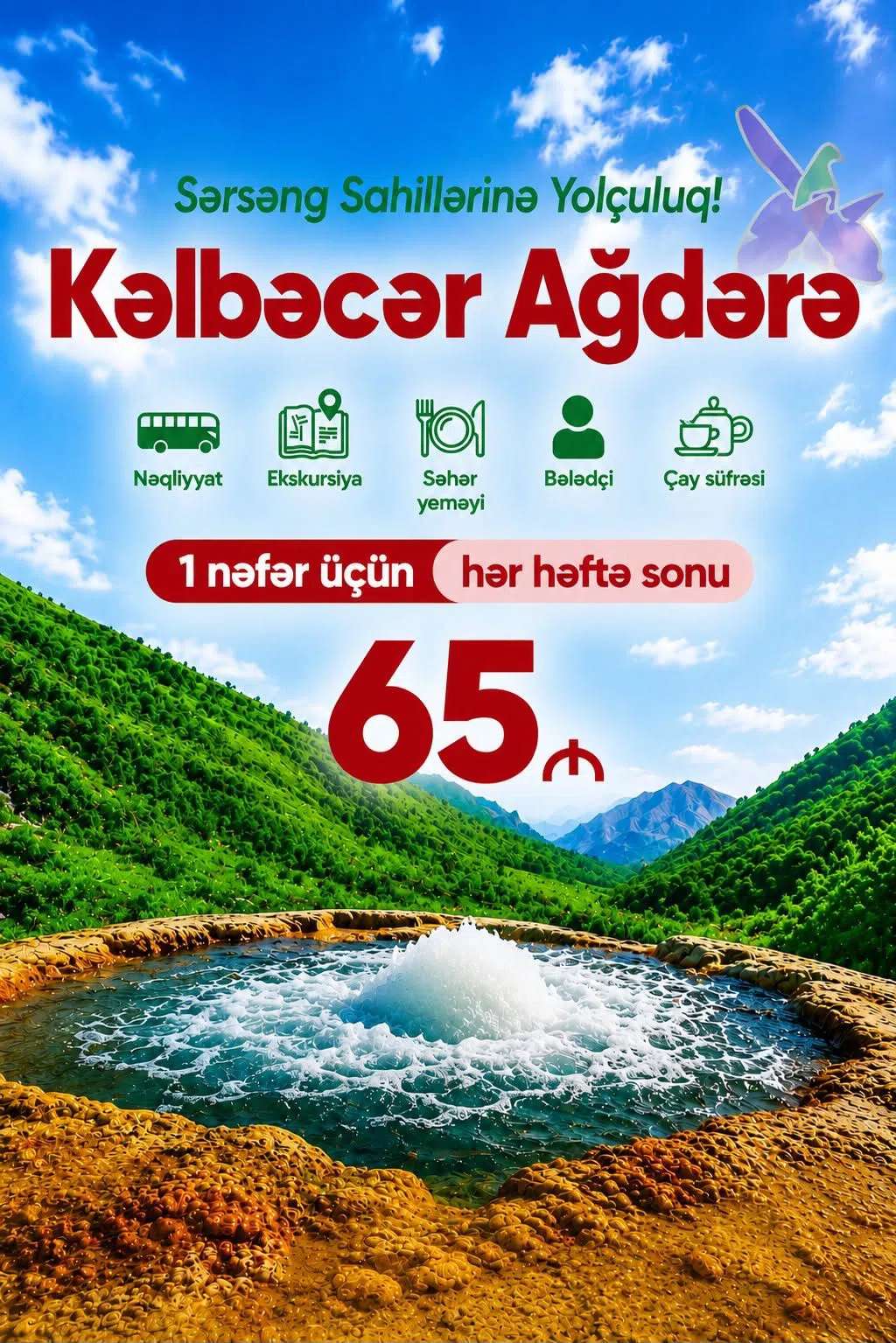 Kəlbəcər - Ağdərə - Suqovuşan turu