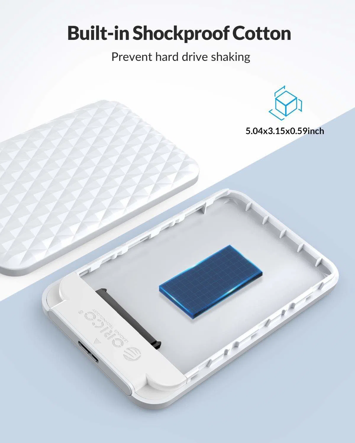 Корпус для внешнего жестких дисков ORICO 2520U3-WH — şəkil 12