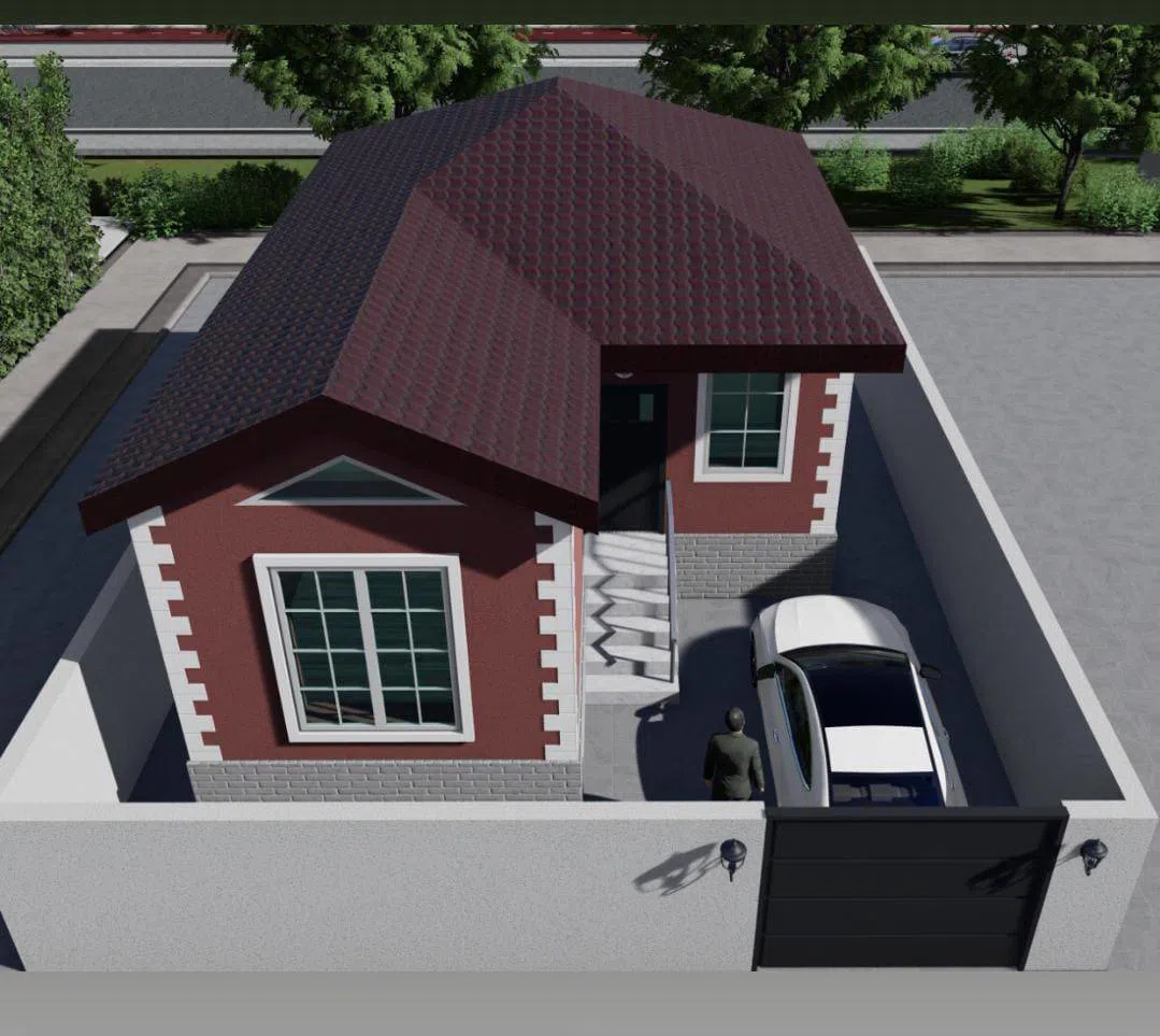 3 otaqlı həyət evi 70 m² - 2 sot torpaq sahəsində satılır — şəkil 6