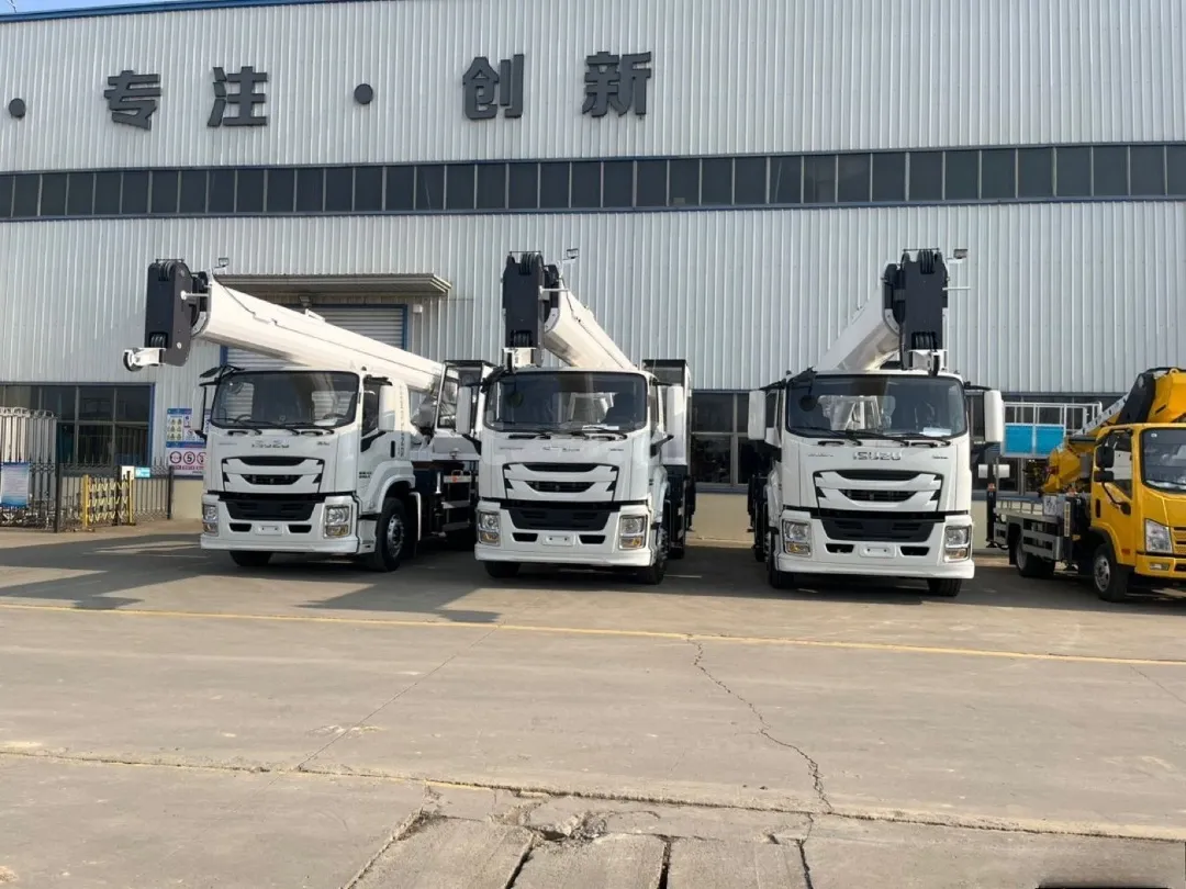 ISUZU GIGA 16T truck crane – 40 m height, 16 ton lifting capacity - Tenderyard