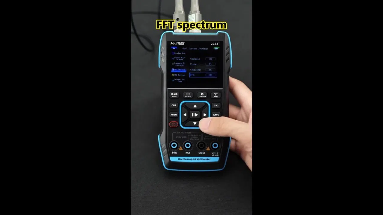 FNIRSI-2C53T Osiloskop, Multimetr və Siqnal Generator — şəkil 22