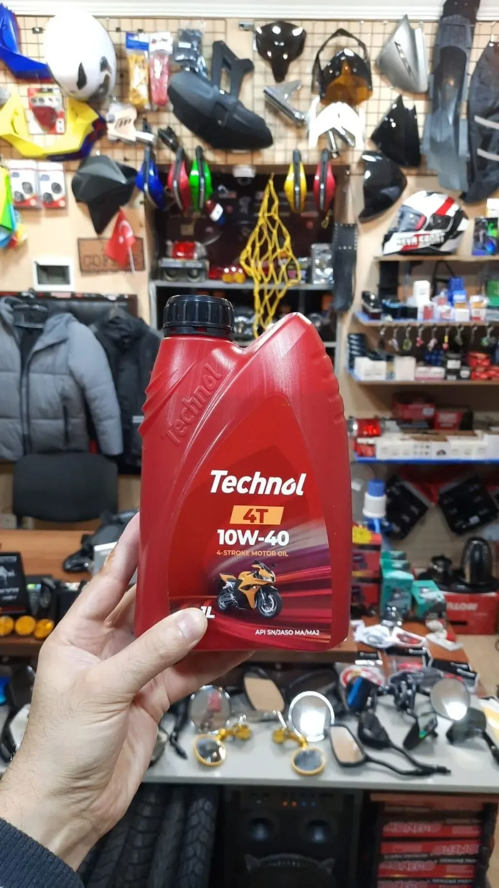 Technol 4T 10W-40 Motosiklet Mühərrik Yağı — şəkil 1