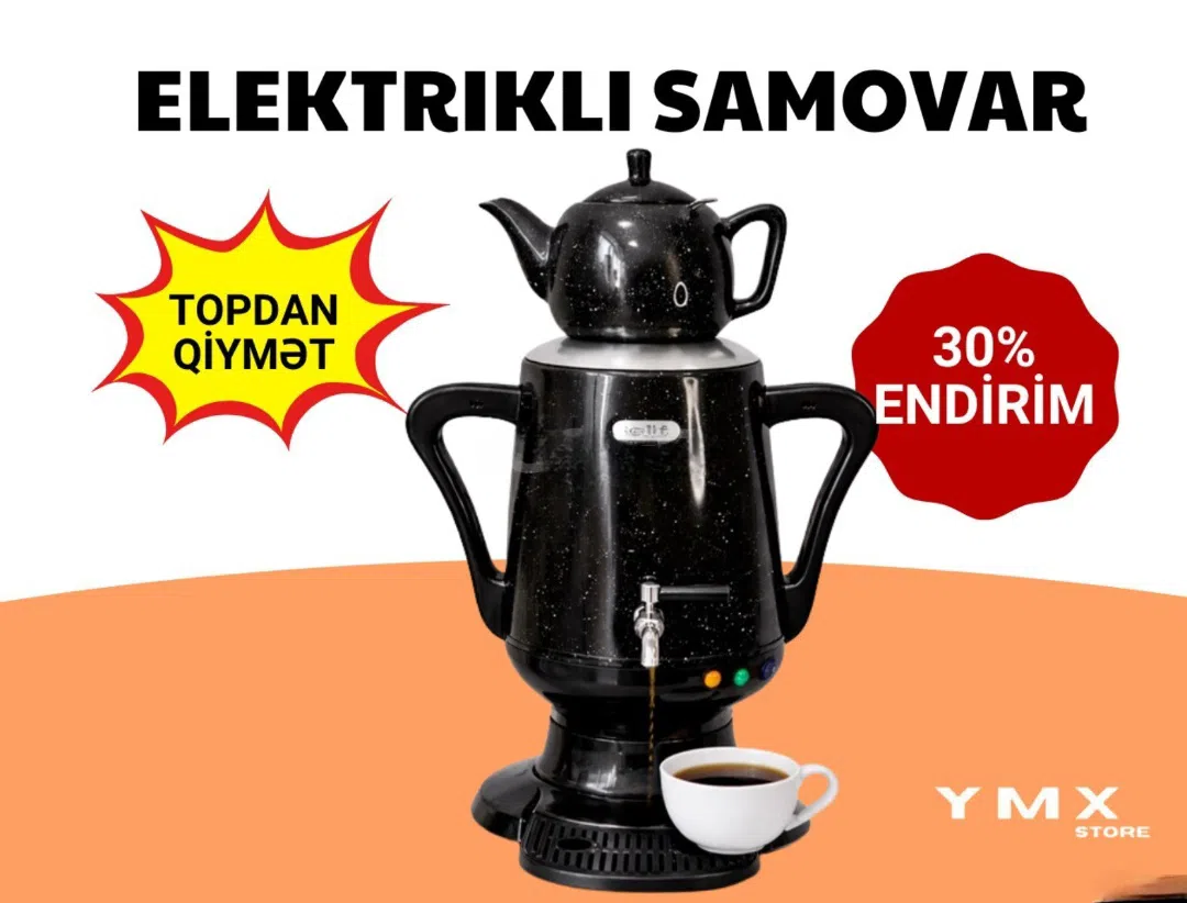 Samovar Paslanmayan polad material — şəkil 1