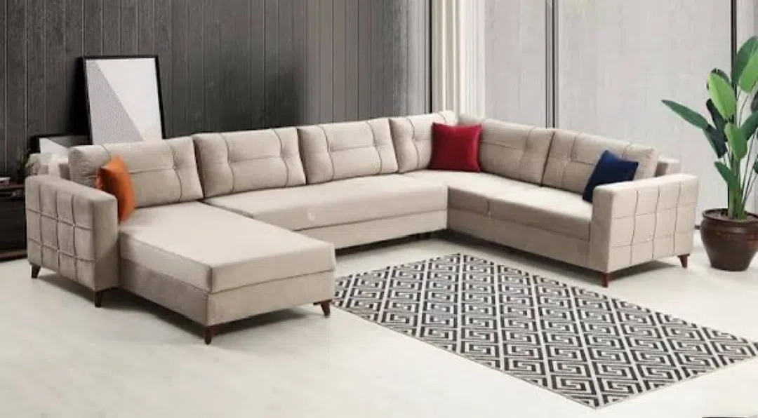 Künc divan, Bej rəng — şəkil 1