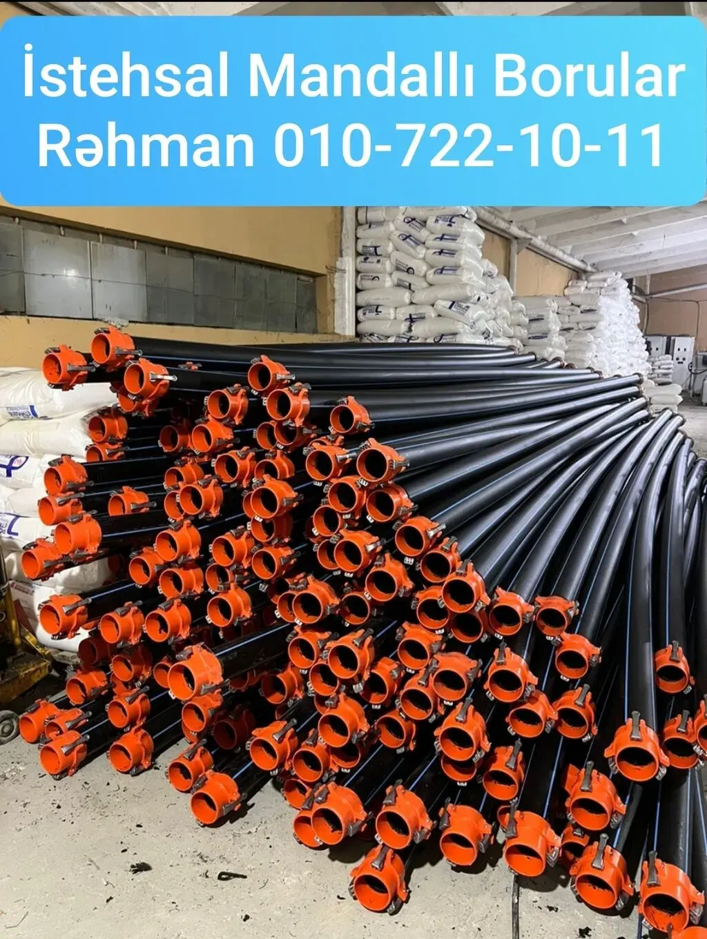 Water pipe, Plastic, 1000 mm - Tenderyard
