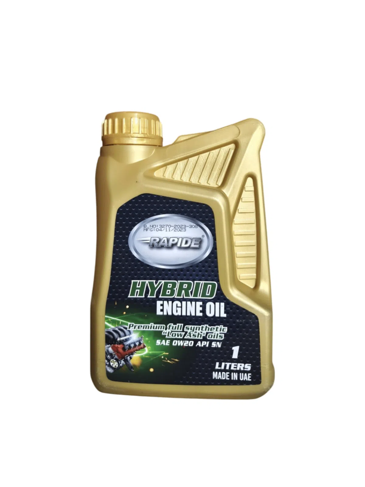 Rapide Hybrid Engine SAE 0W20 API SN 1L Motor Yağı — şəkil 2
