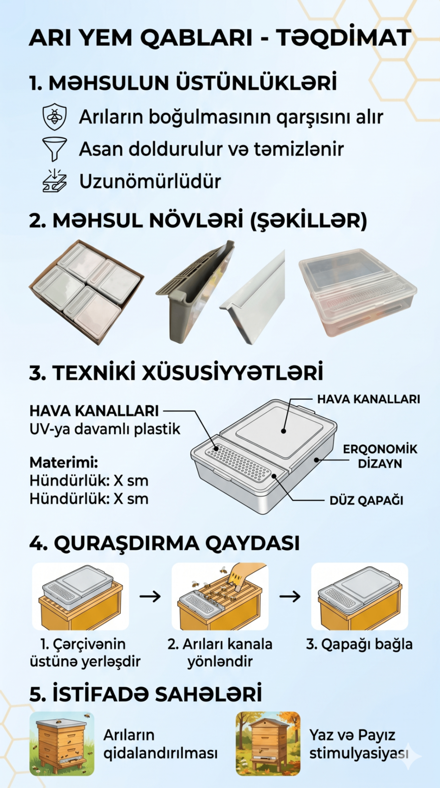 Arı yemləmə qabları — şəkil 4