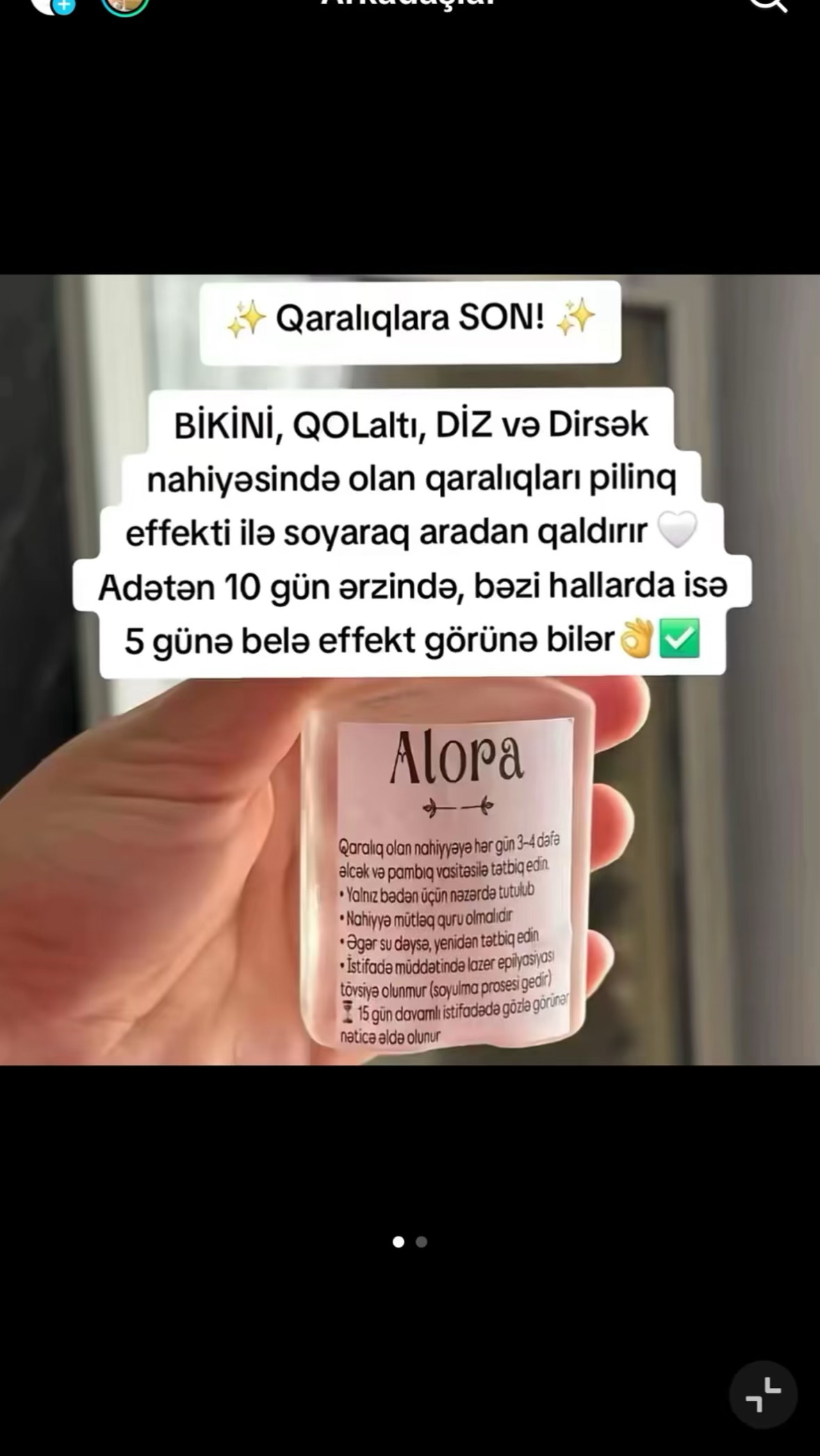 Alora Bədən Ağardıcı Pilinq Məhlulu - Tenderyard