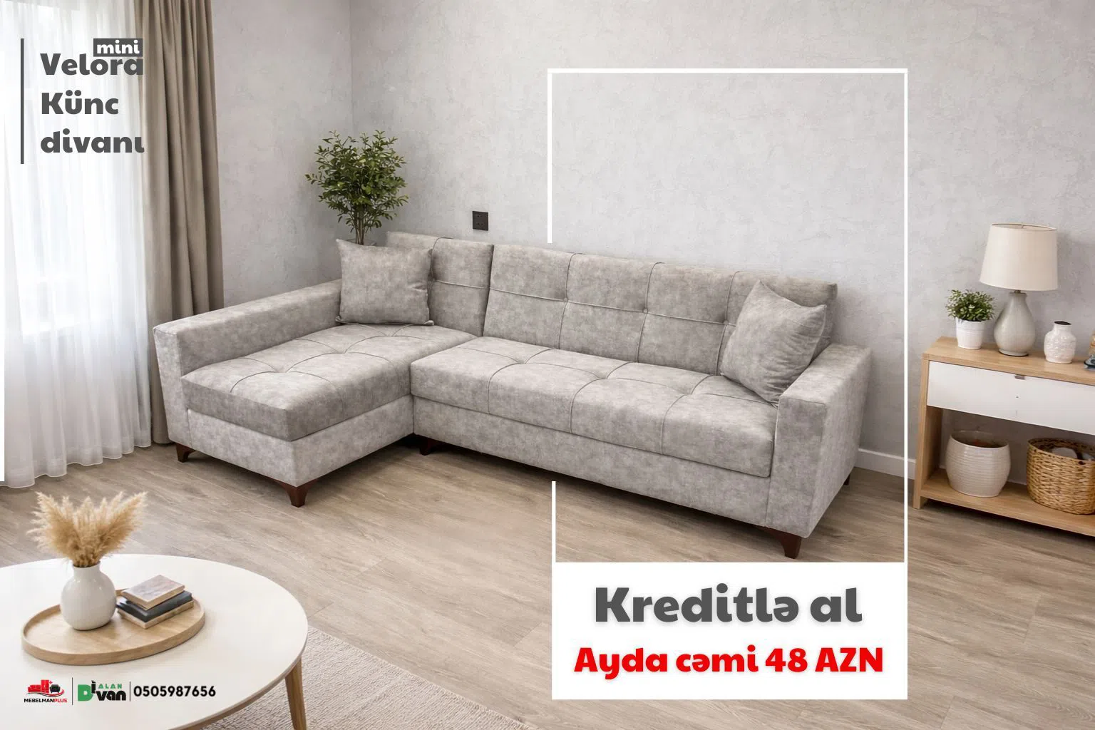 Künc divan, Qarışıq rəng