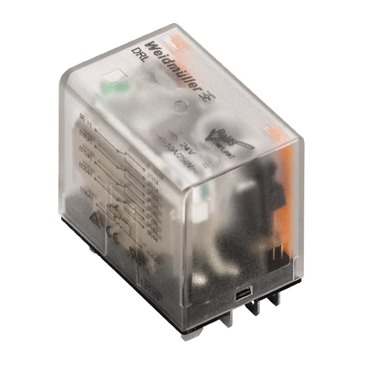 Weidmüller DRL573024L Miniature Relay, 24V DC, 10A - Tenderyard
