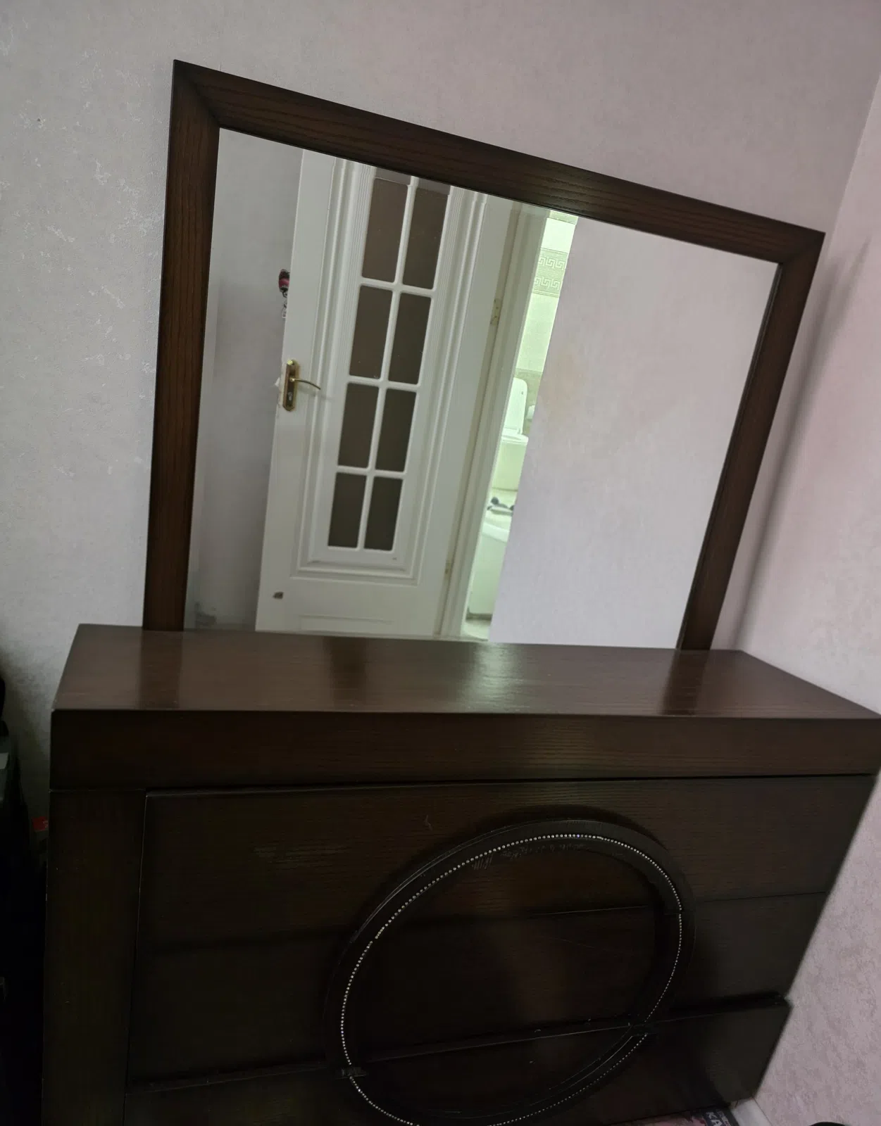 MDF material yataq otağı dəsti, Qəhvəyi rəng