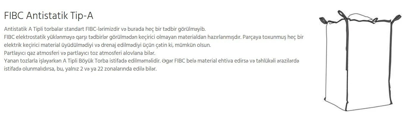 Big Bag (FIBC) ağır yük çuvalları — şəkil 17
