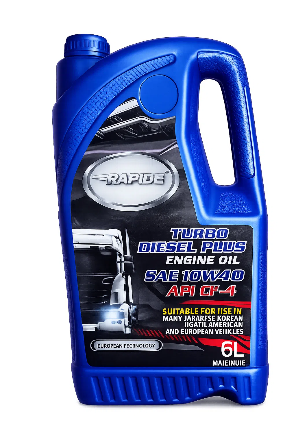 Rapide Turbo Plus 10W40 6L Motor Yağı — şəkil 2