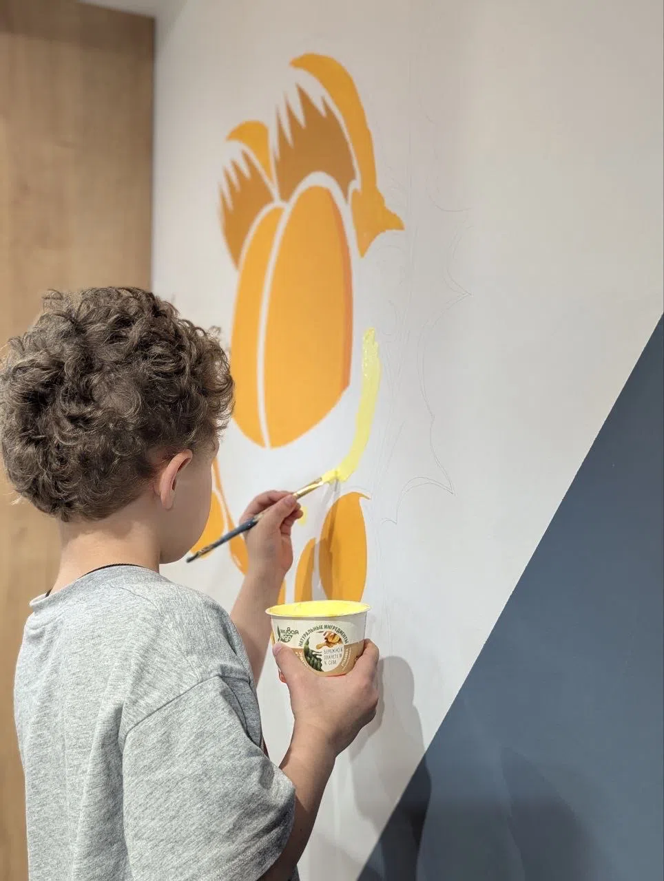 Divar rəsimlərinin çəkilməsi🎨